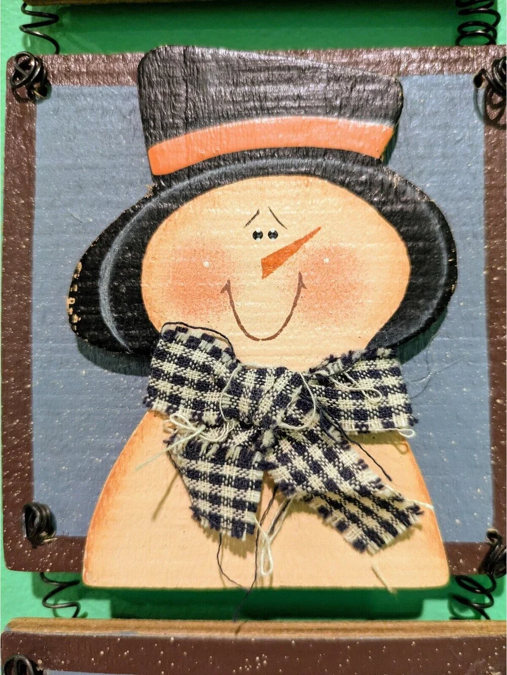 Crazy Mountain Primitive Wood Autumn & Winter Door Hanging Welcome Signs